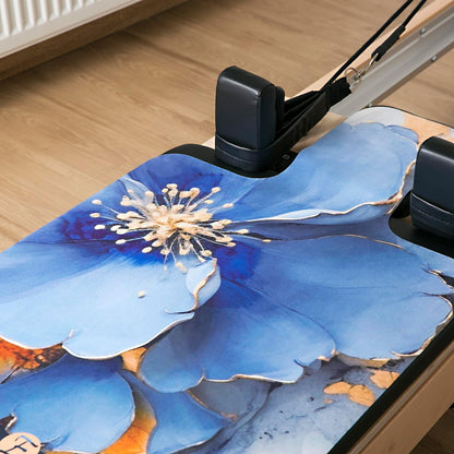 Pilates Reformer Mat Towel with Shoulders, Pilates Reformer Cover with Great Grip, Easy to Wash Light Weight Portable